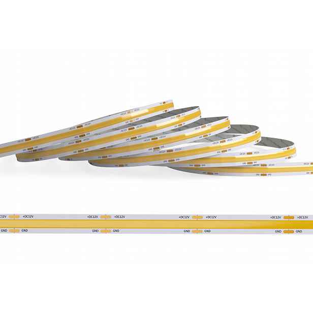 Led pásek Cob 5M 12V 75W Neon Teplý Výkon