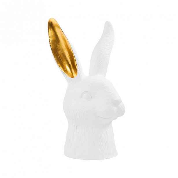 Butlers EASTER Zajíc dekorační 38 cm - bílá