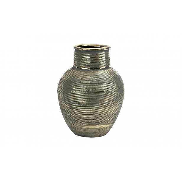 Keramická váza modro-zlatá 32 cm AP171398