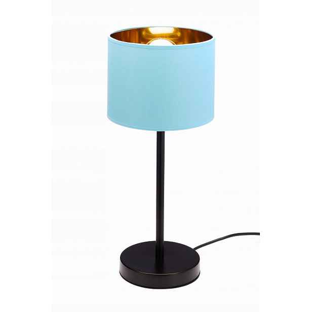 Noční lampa se stínítkem Oro modrá