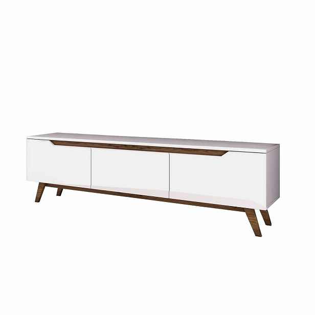 Televizní stolek Dita White and Walnut
