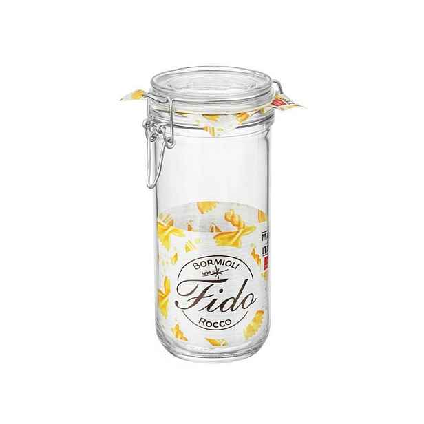 dóza 1,00l FIDO-Bormioli, d 9,8x21,5cm, patentní sklo