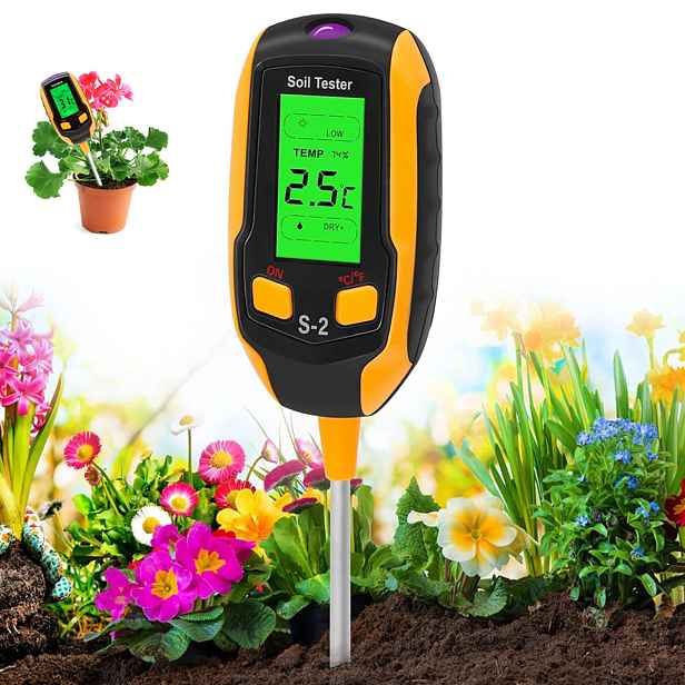 LCD Půdní Acidometr 5V1 Tester Vlhkosti Půdy A Teploty