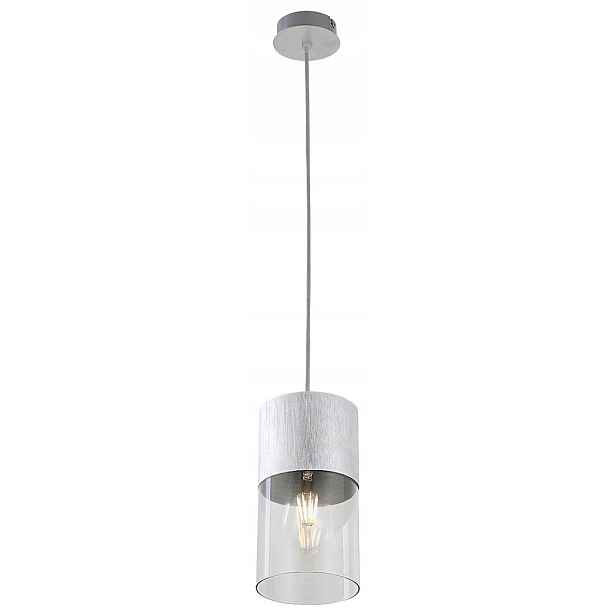 Rabalux Zelkova Stropní svítidlo E27 1x40W 120 cm Šedá Metalíza