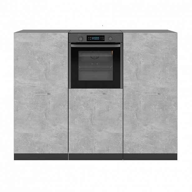 Vicco KUCHYŇSKÝ BLOK R-Line Beton/antracit 180 cm bez pracovní desky