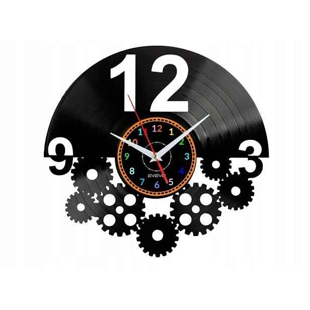Clock Dárek Originální dekorace do domu Hodiny z vinylové desky