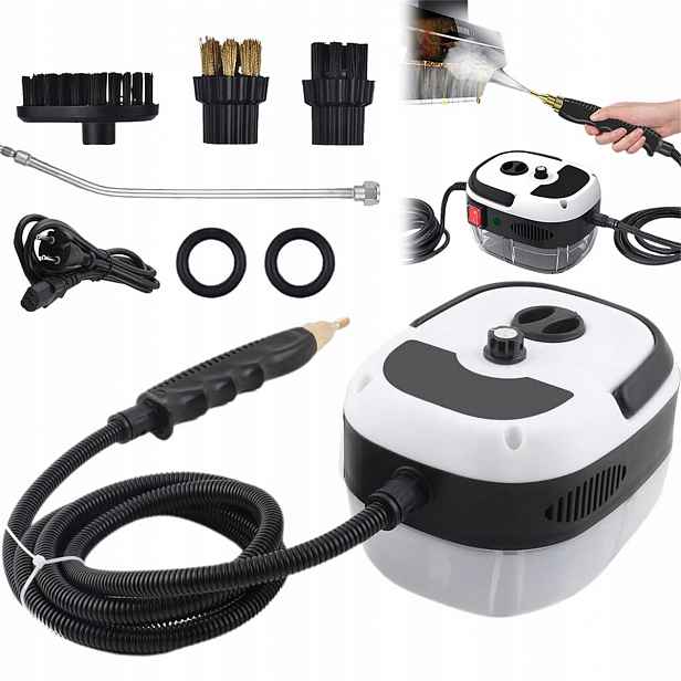 Parní Žehlička 2500 W Se 3 Kartáči A 6 Rychlostmi Pro Kuchyň A Koupelnu