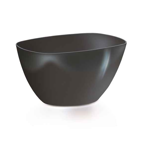 Prosperplast Mísa Coubi Orchidea antracit, varianta 19,8 cm