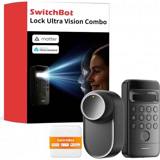 SwitchBot Smart Lock Ultra elektronický zámek na dveře se skenováním obličeje