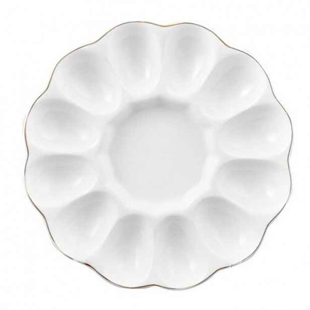 Florina Porcelánový talíř na vajíčka Classic, 21 cm