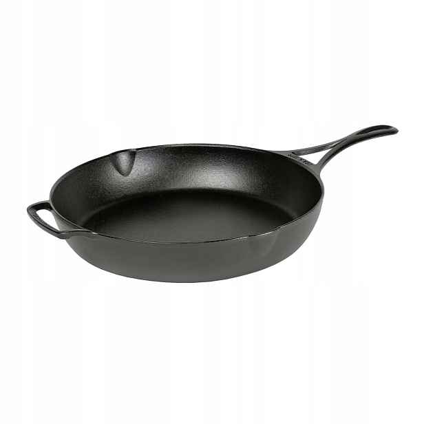 Litinová pánev Lodge Blacklock 30 cm – lehká, sezónní, Usa