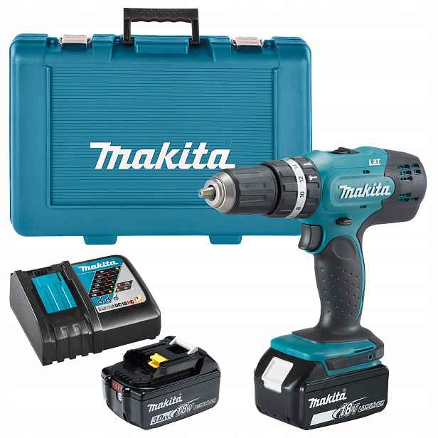 Makita DHP453RFE Aku Vrtačka 18V 2x3,0AH
