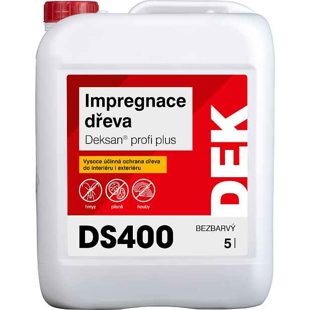 Přípravek impregnační DEKSAN PROFI PLUS čirý 5 l