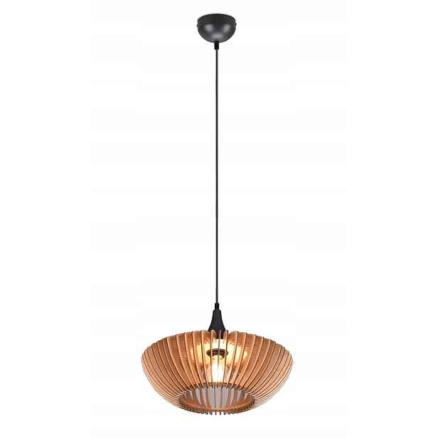 Závěsná lamelová lampa skandinávské dřevo Trio