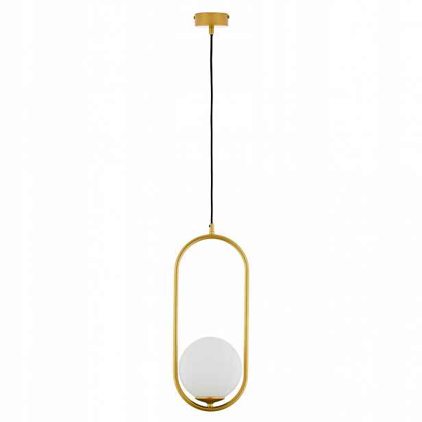 Závěsná lampa Igon zlatá 1xE14 Moderní Stylové Stropní Osvětlení IP20