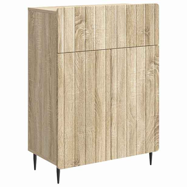 vidaXL Servírovací skříň Dub sonoma 66 x 34,5 x 92 cm Kompozitní dřevo