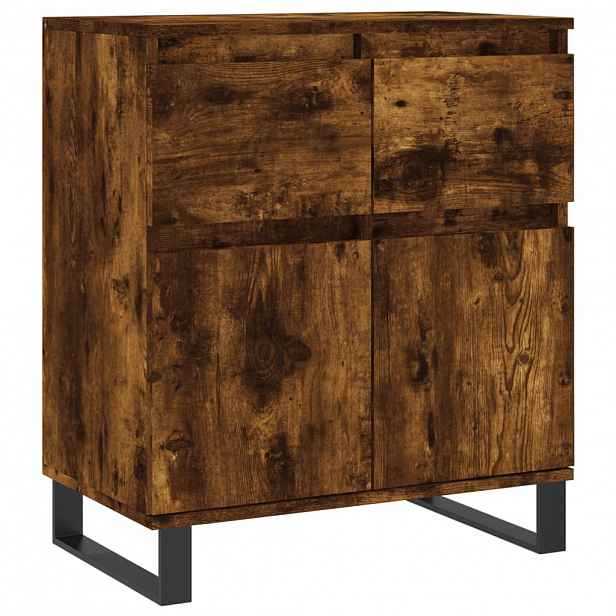 vidaXL Příborník kouřový dub 60 x 35 x 70 cm kompozitní dřevo