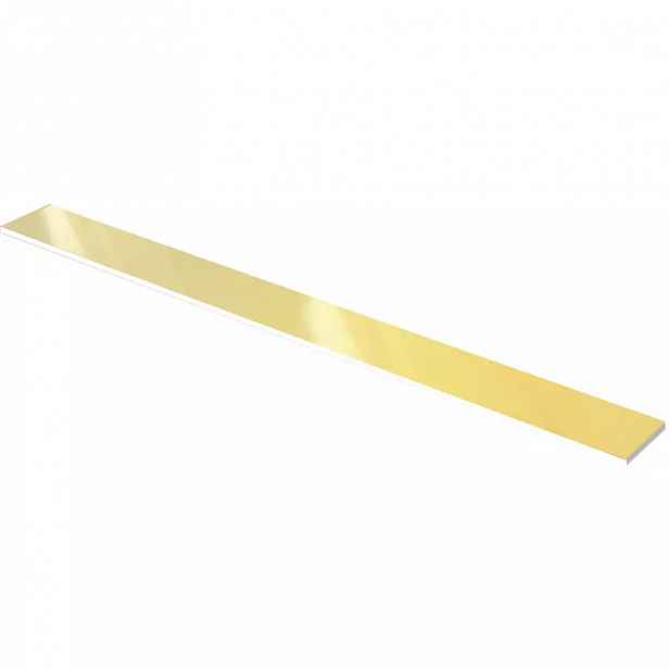 Lišta kovová Inox Gold Super Mirror 5/120