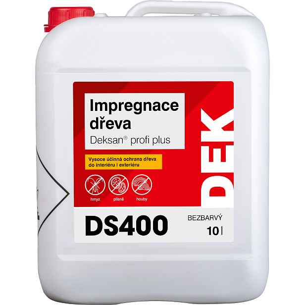 Přípravek impregnační DEKSAN PROFI PLUS čirý 10 l