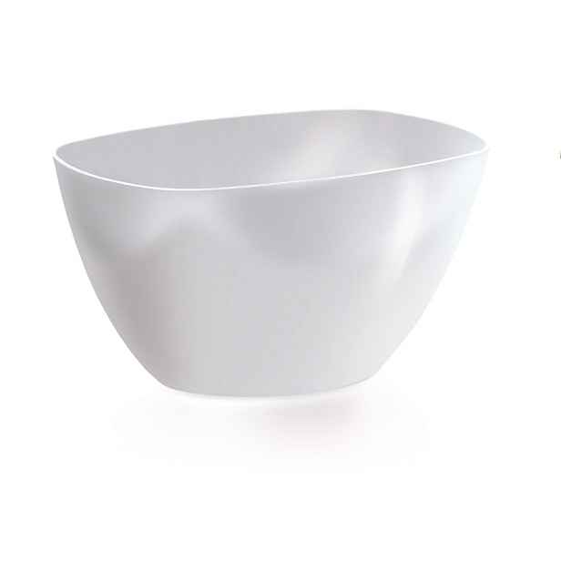 Prosperplast Mísa Coubi Orchidea bílá, varianta 19,8 cm