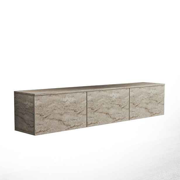 Televizní stolek Neon Illuminated Travertine