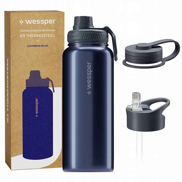 Termoláhev velká Wessper B3 Thermosteel ocelová termoska na nápoje 1 l