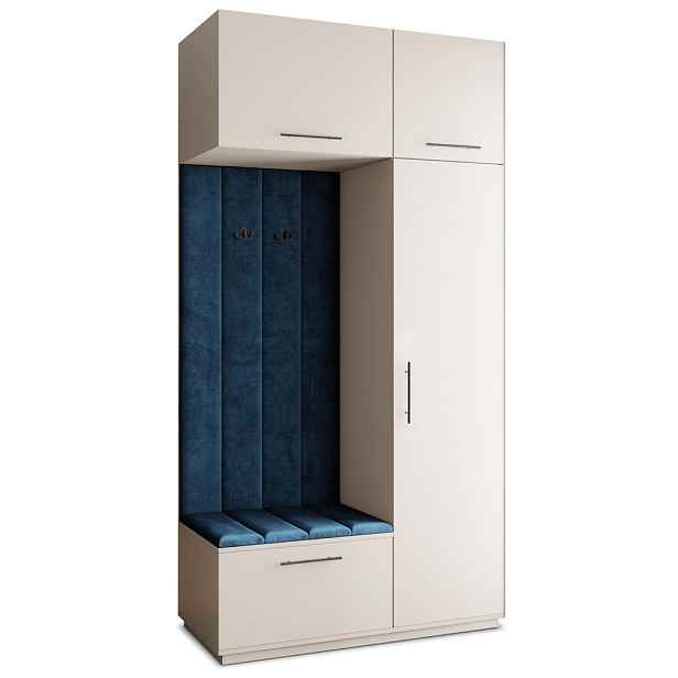 MASSENO MODERNÍ PŘEDSÍŇOVÁ SESTAVA REMA, 120/240/60 cm, kašmírová