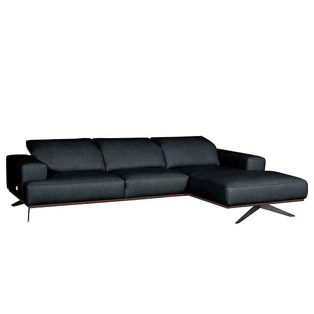 Livetastic ROHOVÁ SEDAČKA, kůže, modrá