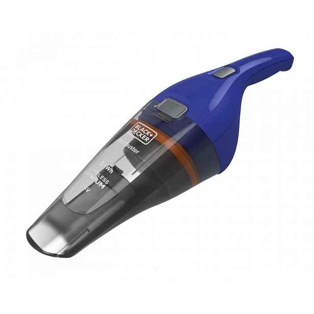 BLACK+DECKER - 3,6V AKU ruční vysavač, nabíjecí stanice, šedá/fialová NVC115WA-QW