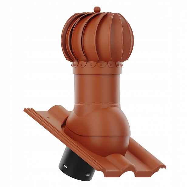 Otočný kulový větrací komín ⌀ 150 mm pro Classic Star, Elegant Kaštan