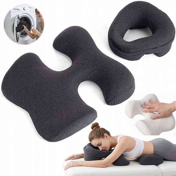 Polštář Pod Obličej Kosmetický Masážní Stůl Komfort Relaxace Ergonomická