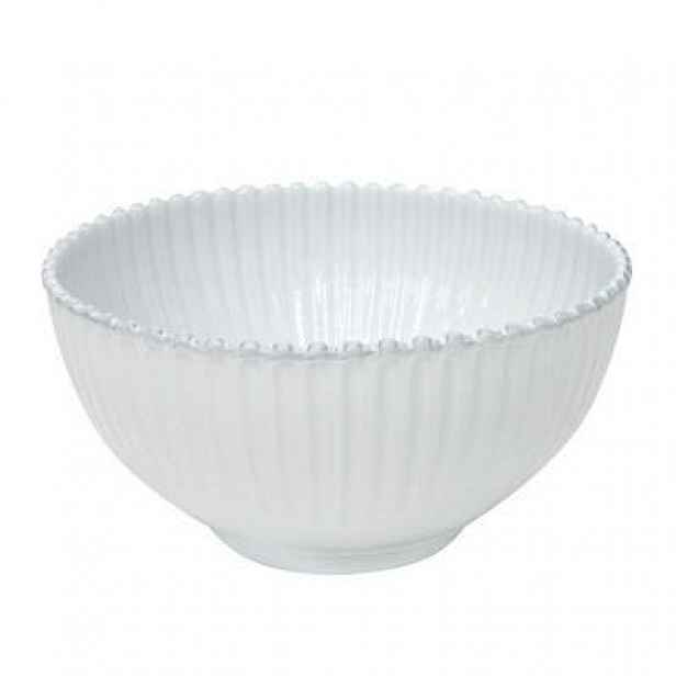 Bílá kameninová mísa na salát Costa Nova Pearl, ⌀ 27 cm