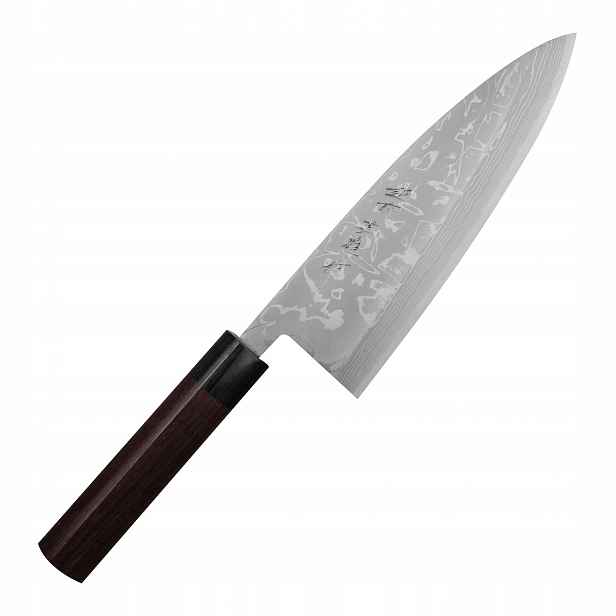 Hideo Kitaoka Shirogami Satin Japonský Nůž Mini Deba na filetování 21 cm