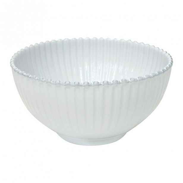 Bílá kameninová mísa na salát Costa Nova Pearl, ⌀ 27 cm