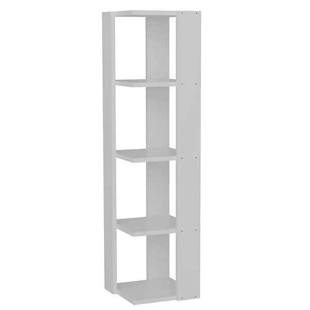 Casarredo Rohový regál LEOVA - bílá