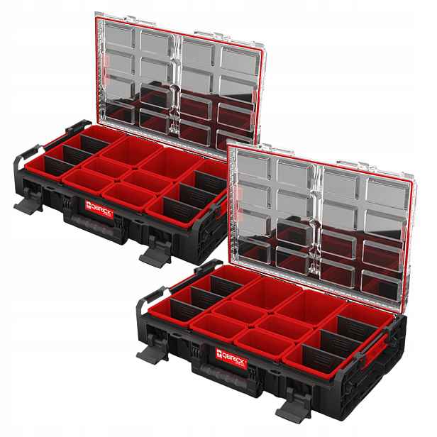 Qbrick System One XL 2.0 organizér s víkem, velká plastová krabička x2