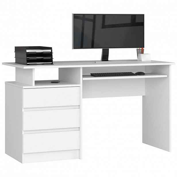 RAUMHIRSCH FURNITURE PSACÍ STŮL Bílá matná 77/135/60