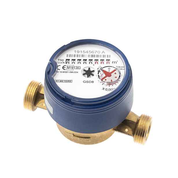 Eco produkty Vodoměr bytový suchoběžný indukční  3/4"  délka 130 mm; studená voda; osmimístné počítadlo