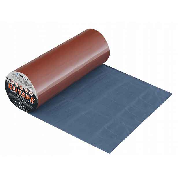 Parotec Butape Butylová Pokrývačská Páska 0,6 MM 300 MM X 10 M Cihla Ral 8004