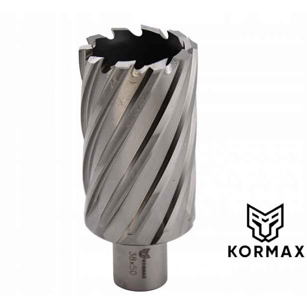 Trepanační fréza 38 mm x 50 mm vrták M2AL 38 x 50 Weldon Kormax