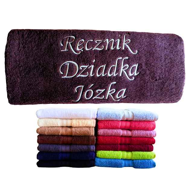 Personalizovaný dárek pro dědečkovu babičku ke Dni prarodičů Velký Ručník