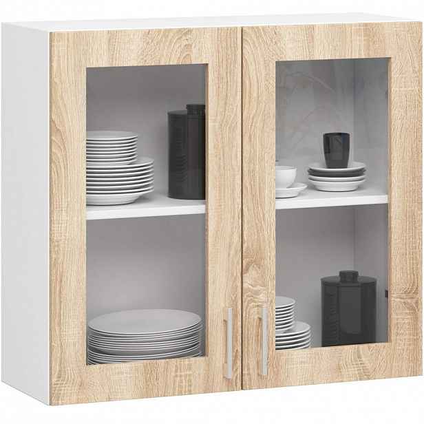 RAUMHIRSCH FURNITURE ZÁVĚSNÁ SKŘÍŇ Bílá, dub Sonoma 72/80/30,5