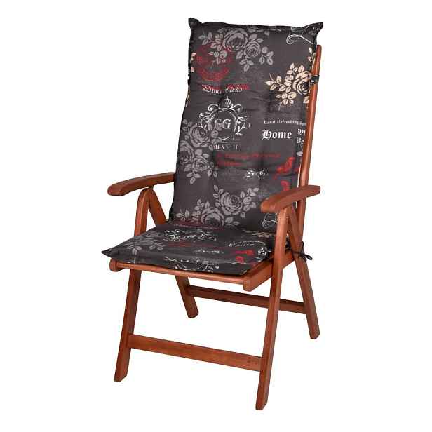 Tmavě šedý zahradní podsedák 50x120 cm Bristol – Sun Garden