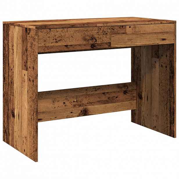 vidaXL Psací stůl old wood 101 x 50 x 76,5 cm kompozitní dřevo