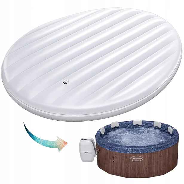 Nafukovací tepelná krytka víka vířivky pro Lay-Z-Spa Bestway 60163