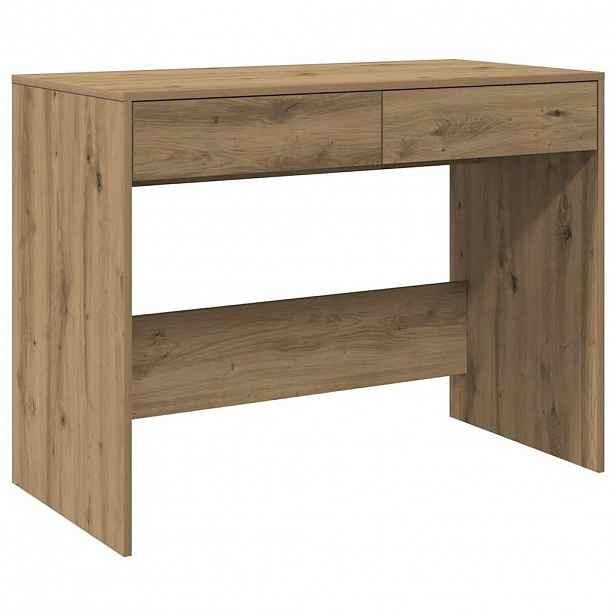 vidaXL Psací stůl dub artisan 101 x 50 x 76,5 cm kompozitní dřevo