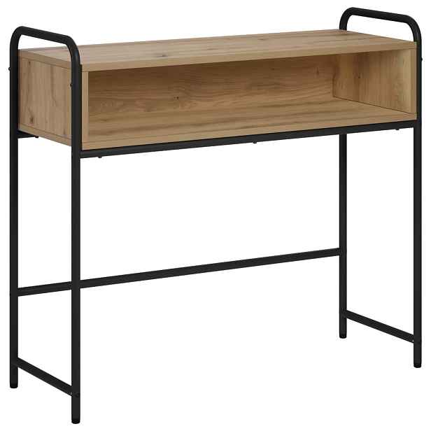 vidaXL Konzolový stolek Dub artisan 90 x 33 x 80,5 cm Kompozitní dřevo