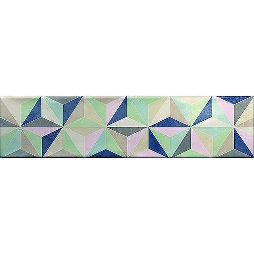 Dekor Ribesalbes Ocean mix barev Star 7,5x30 cm lesk OCEAN2719