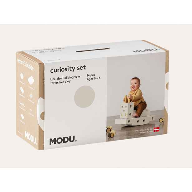 MODU bloky - Curiosity set šedá/žlutá