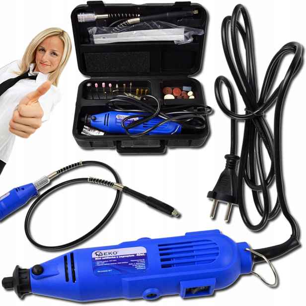 Multibruska 170W Mini Bruska 40el Flexibilní válec 35000ot 230V